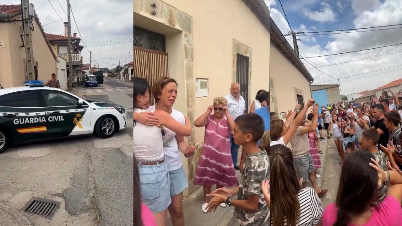 La Guardia Civil expulsa a una familia de okupa...