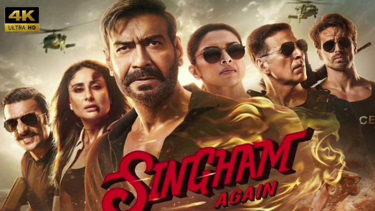Singham Again (2025) | Full Hindi Dubbed South Movie | Action-Packed Blockbuster 🔥