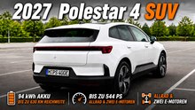 2027 Polestar 4 SUV: 630 km Reichweite und bis zu 544 PS
