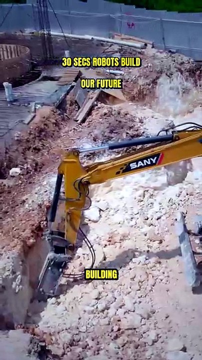 30 Secs: Robots Build Our Future! 🏗️