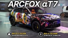 ARCFOX αT7: Neuer Elektro-Crossover mit bis zu 715 km Reichweite