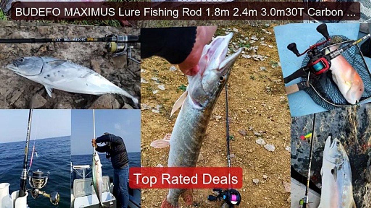 BUDEFO MAXIMUS Lure Fishing Rod 1.8m 2.4m 3.0m3...