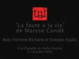 Maryse cond� au m�morial