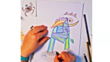 Pure Relaxation: Drawing a neccessary Hug with Colored Pencils