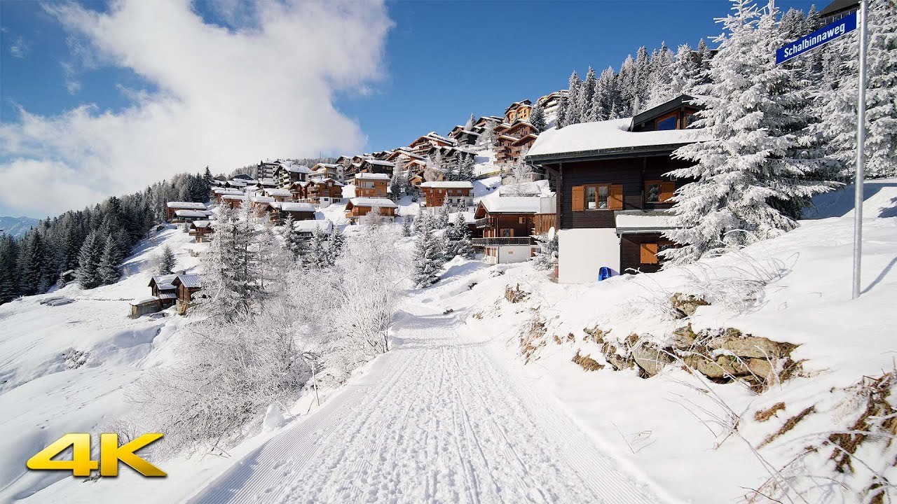 Bettmeralp Winter Switzerland 4K part 2