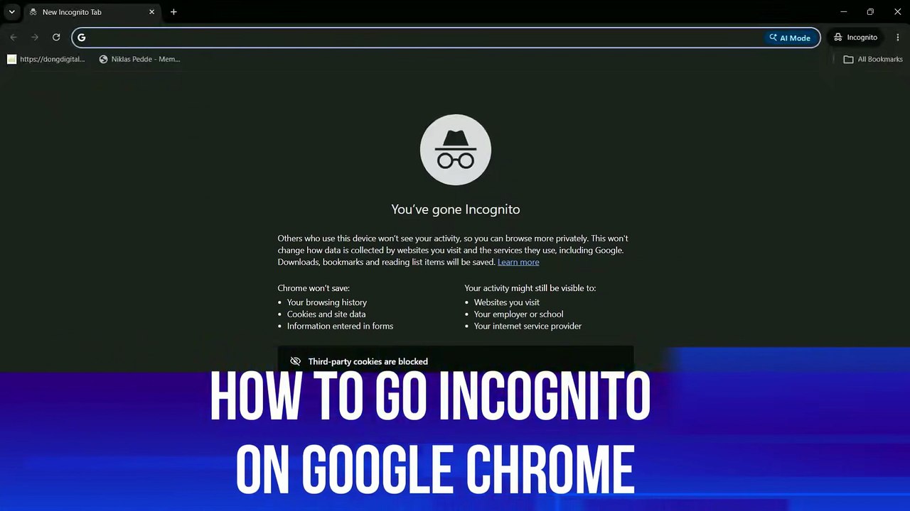 How To Go Incognito on Google Chrome