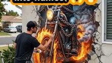 "When Ghost Rider Rides OUT of the Wall! 🤯🔥"