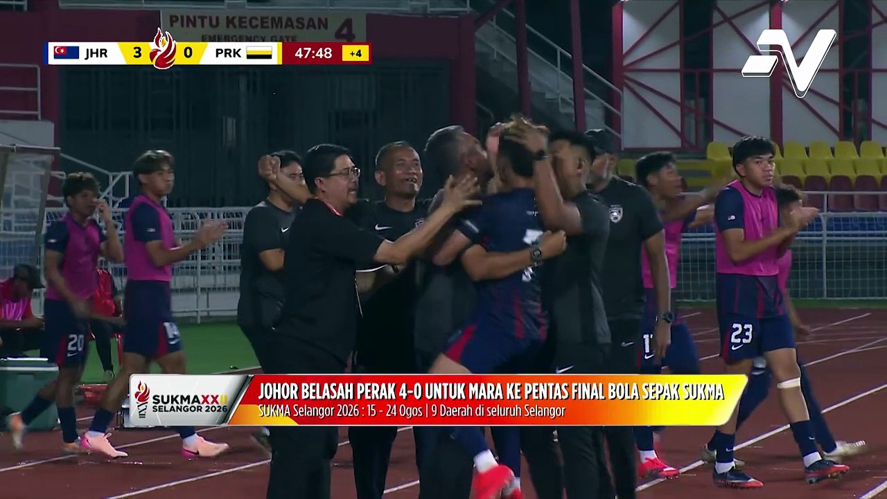 Johor berpesta gol mara ke final bola sepak lel...