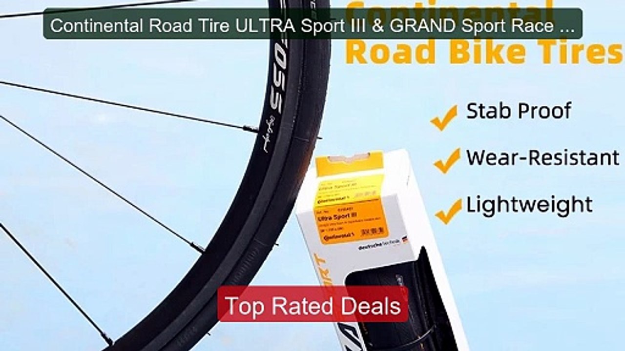 Continental Road Tire ULTRA Sport III & GRAND S...