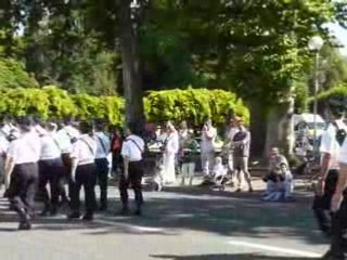 Défilé des gendarmes du cher pour le 14 juillet à Bourges