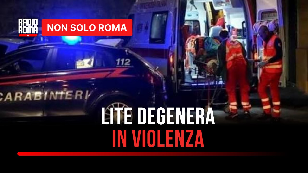 Santopadre, lite degenera nella violenza uomo f...