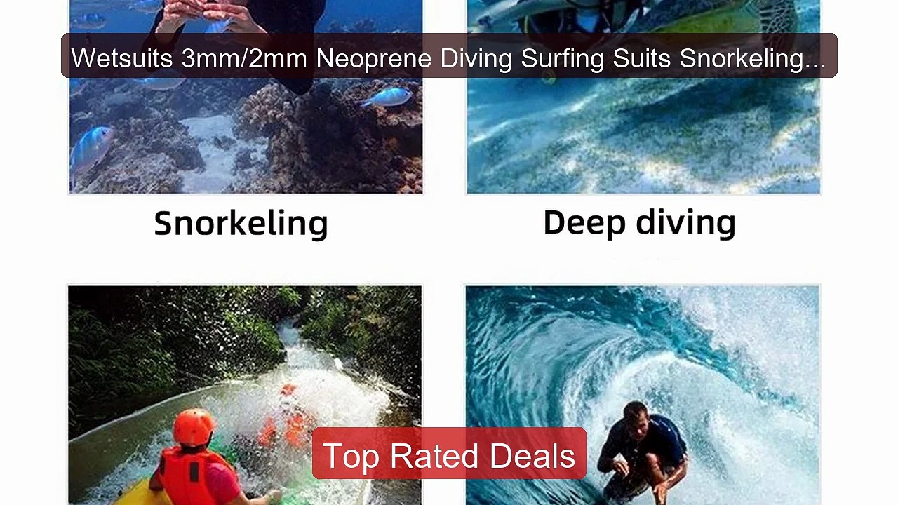 Wetsuits 3mm/2mm Neoprene Diving Surfing Suits...