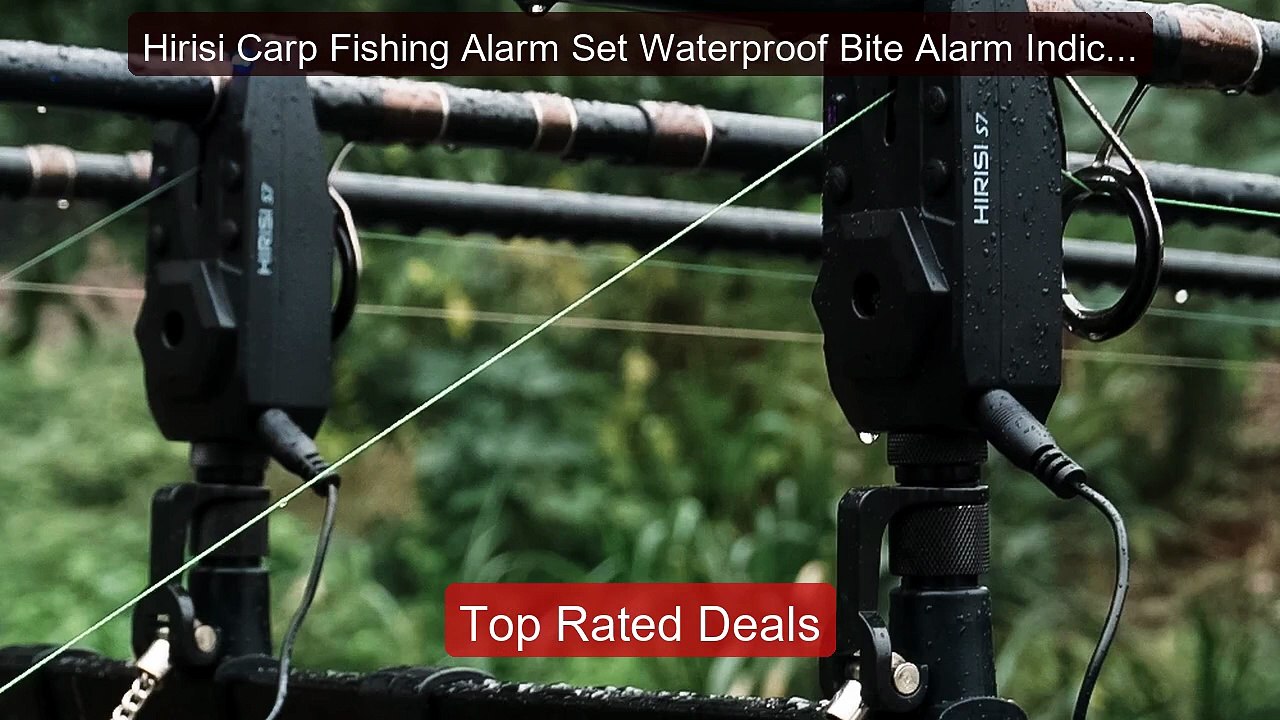 Hirisi Carp Fishing Alarm Set Waterproof Bite A...