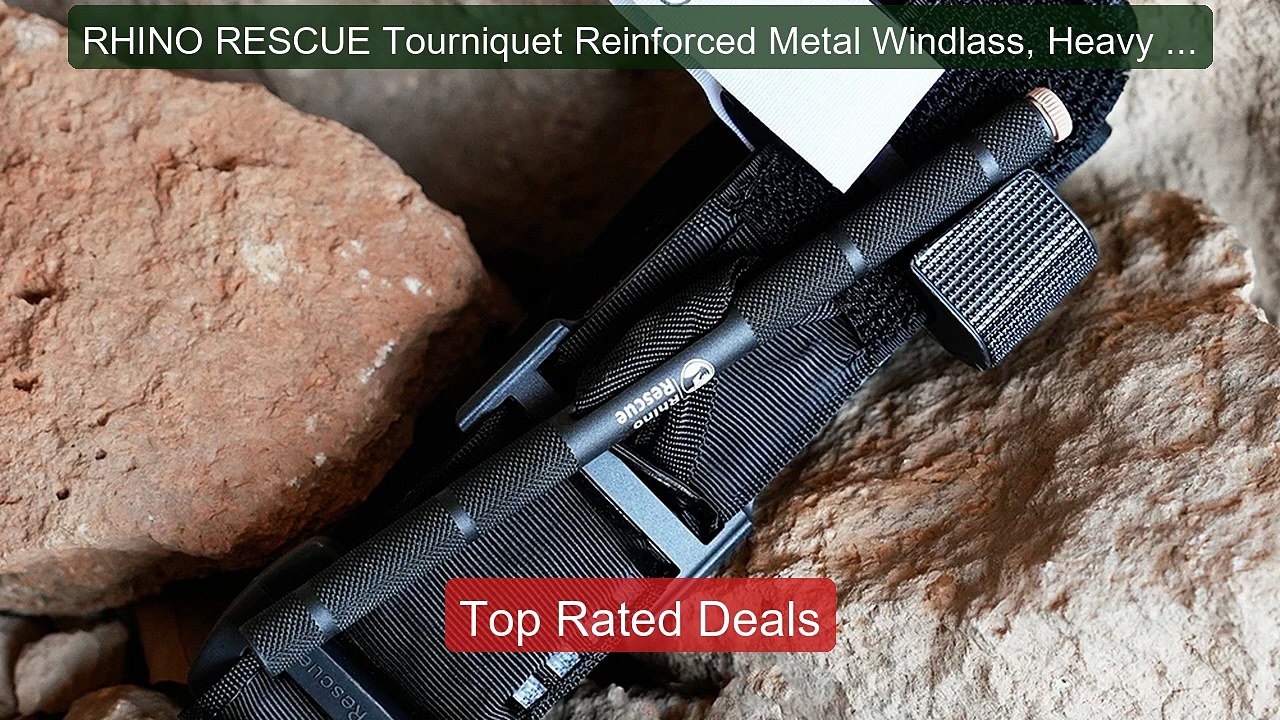 RHINO RESCUE Tourniquet Reinforced Metal Windlass, Heavy Duty Emer... -- Best Deal 2026 | Shop Now!