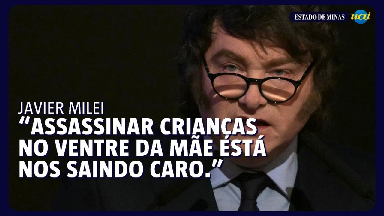 Segundo Milei, aborto e feminismo são causas da...