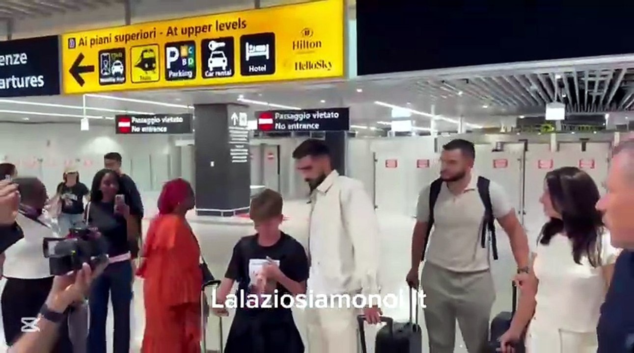 L'arrivo di Sutalo a Fiumicino