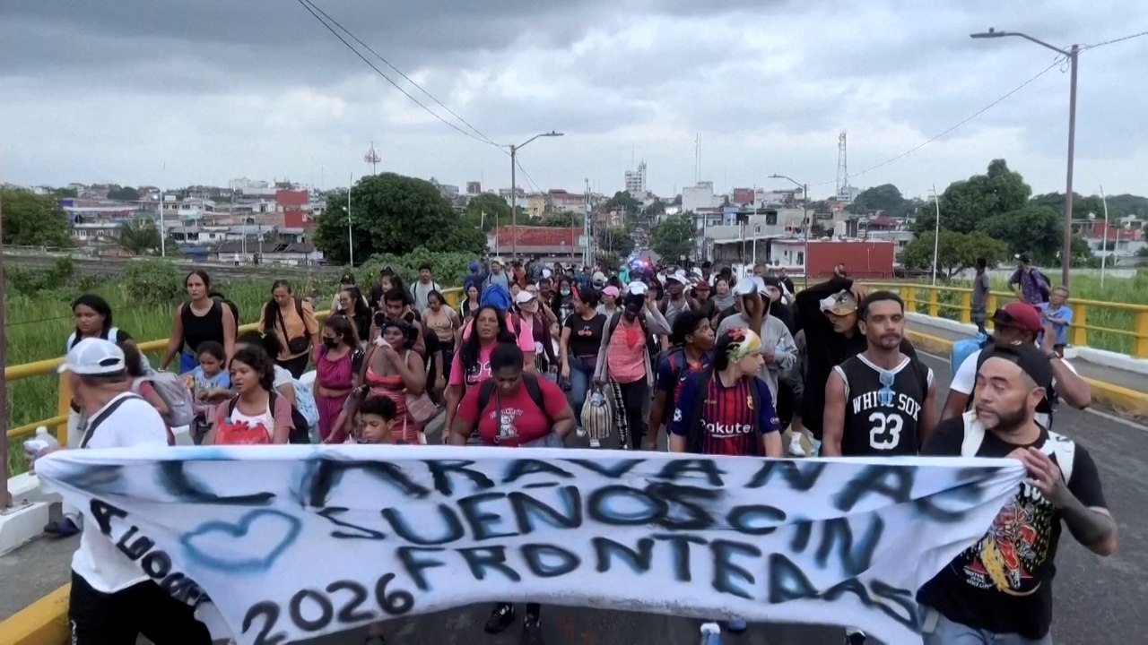 migrantes se dirigen al centro y norte de Méxic...
