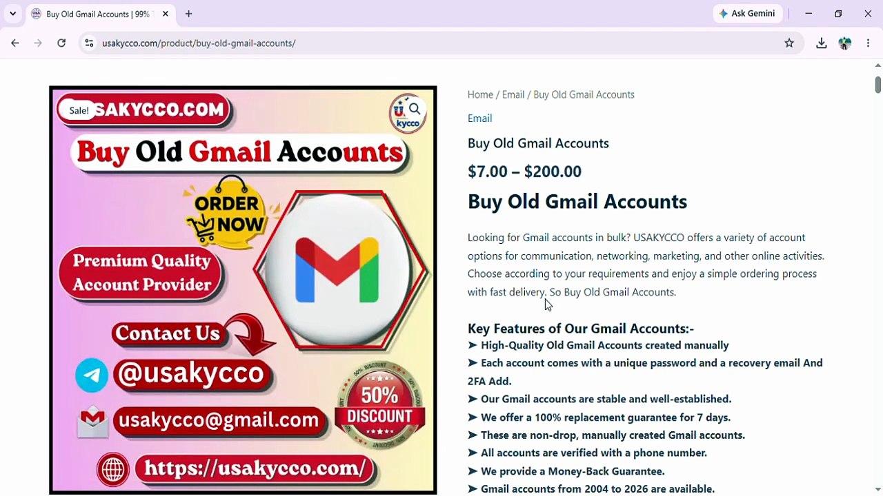 Top 33 Platforms to Buy Aged Gmail Accounts in the USA