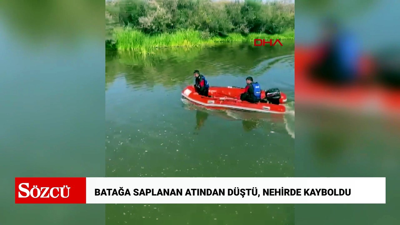 Nehirden geçerken batağa saplanan atından düşen...