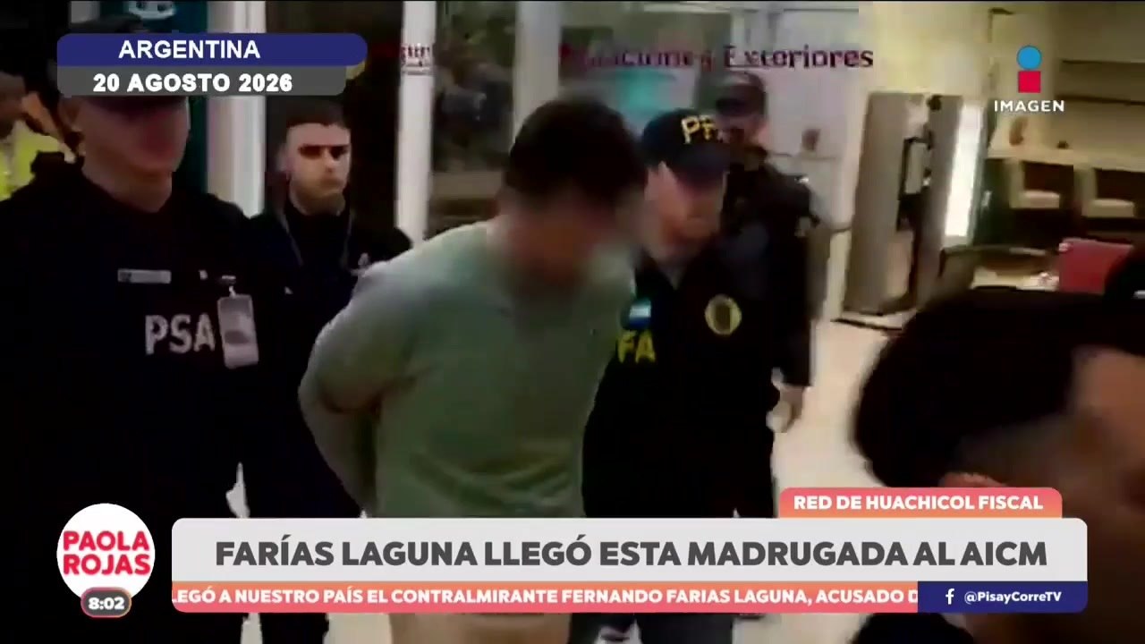Argentina entrega a excontralmirante Fernando F...