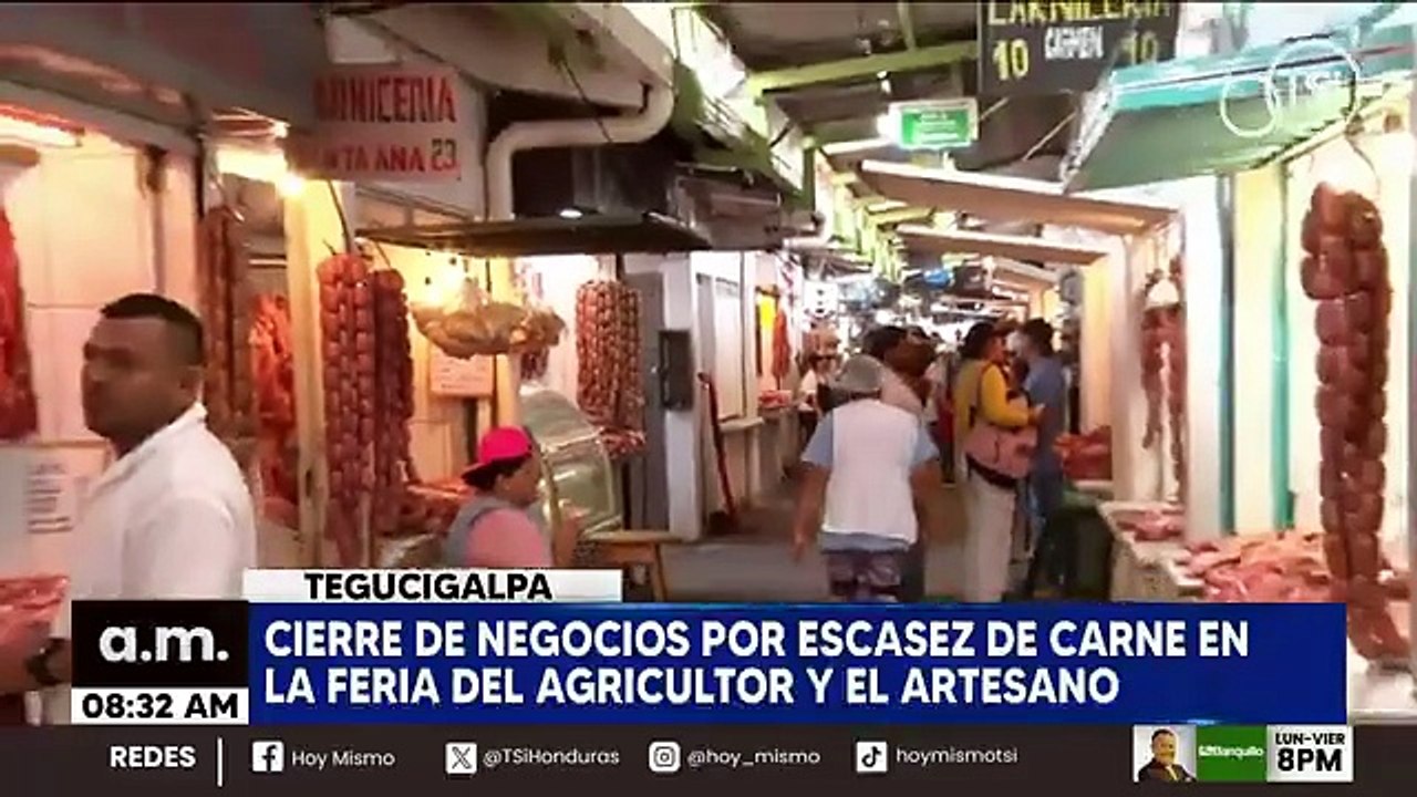 Cierre de negocios por escasez de carne en la F...
