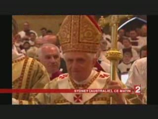 Prêtres pédophiles Excuse du Pape benoit XVI au JMJ