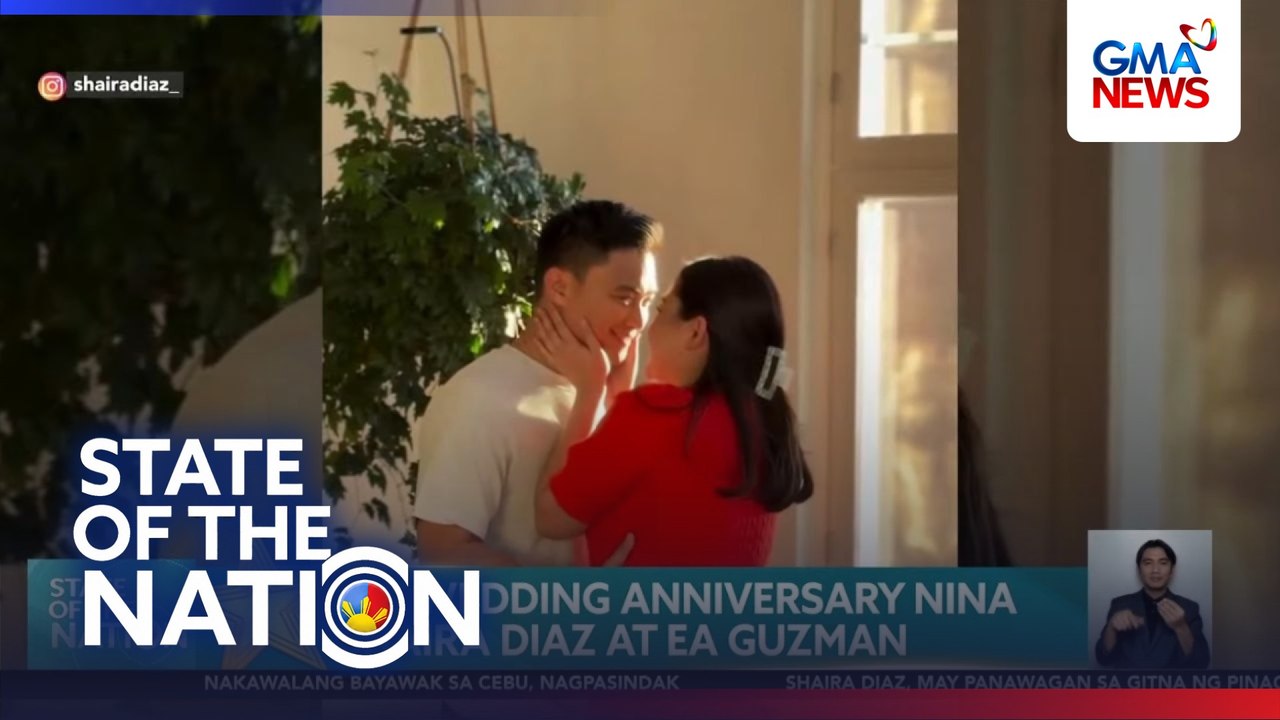 1st wedding anniversary nina Shaira Diaz at EA...
