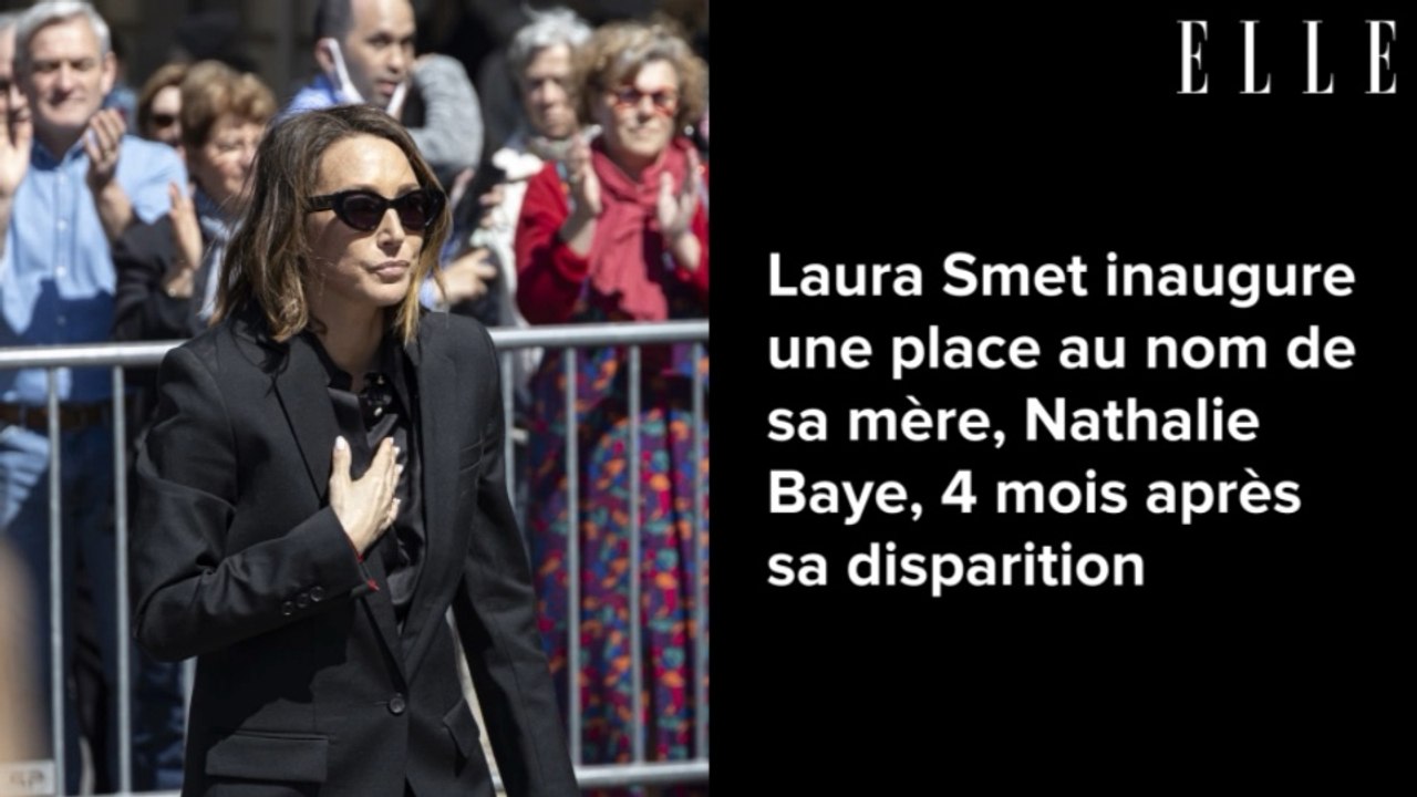 Laura Smet inaugure une place au nom de sa mèr...