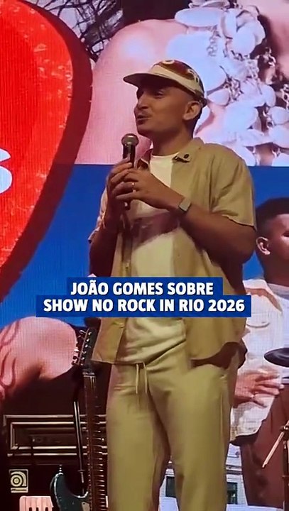 João Gomes sobre o novo show no Rock in Rio 2026