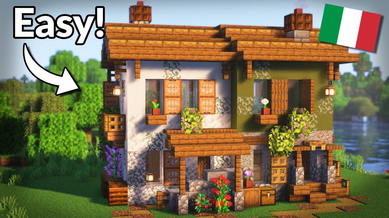 Minecraft: 2-Player Italian Survival House [Tut...