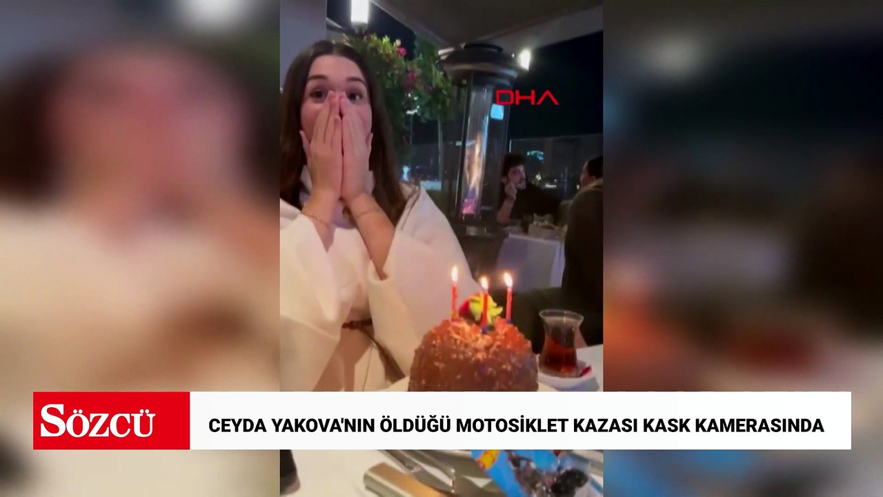 Şile’de Ceyda Yakova'nın öldüğü motosiklet kaza...