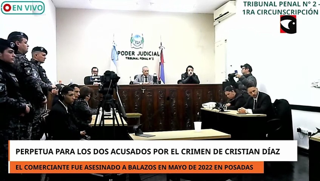 PERPETUA PARA LOS DOS ACUSADOS POR EL CRIMEN DE...