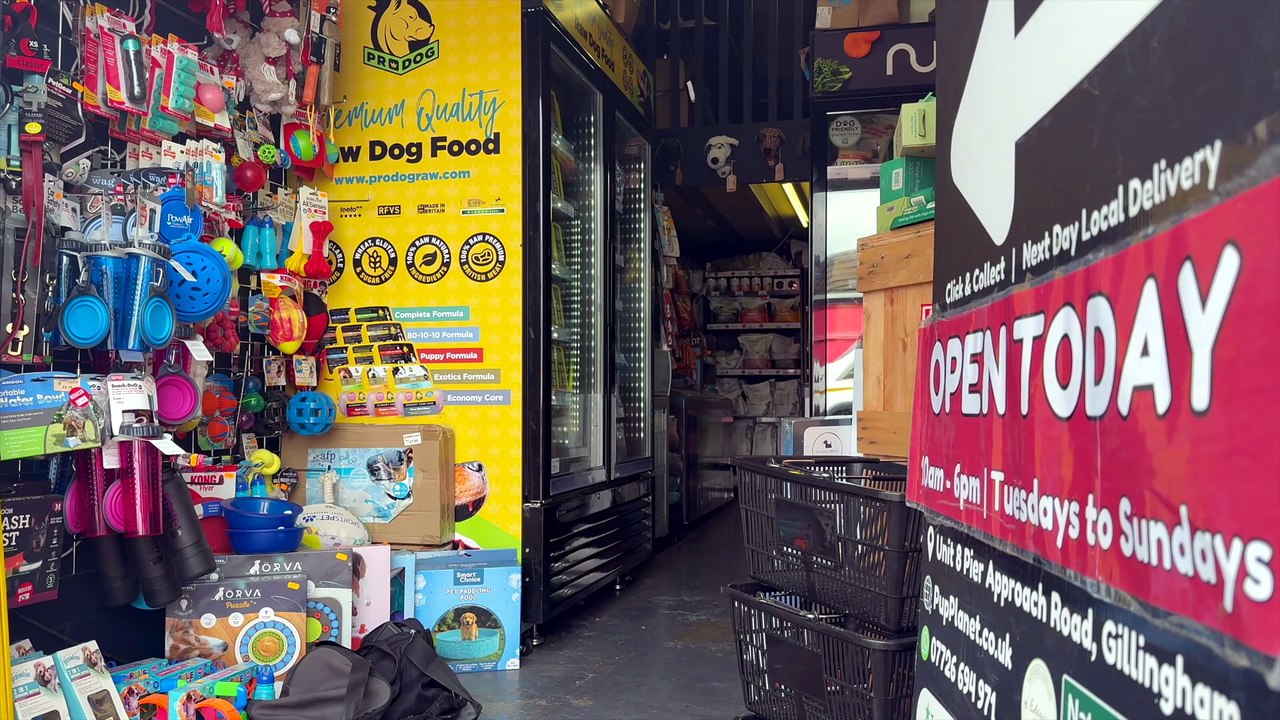 A Gillingham pet shop is feeling the squeeze as...