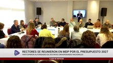 RECTORES SE REUNIERON EN MDP POR EL PRESUPUESTO 2027