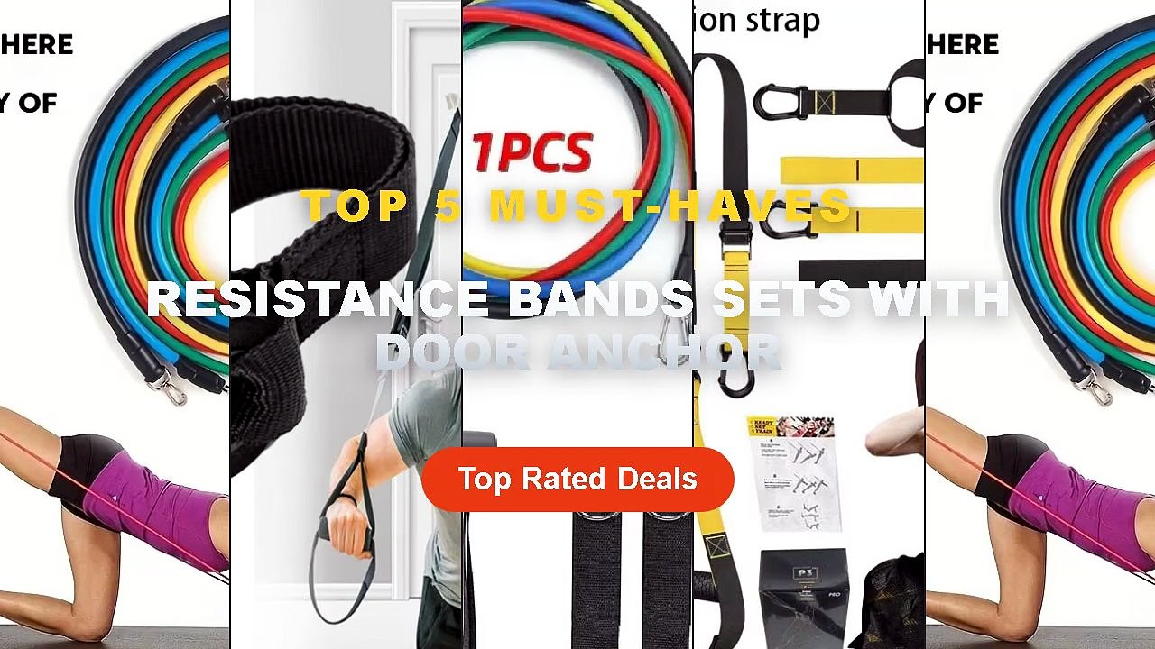 Best Resistance Bands Sets With Door Anchor on...