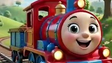 🚂 Little Train Adventure | Kids Poem | Nursery Rhyme | Fun Train Song for Kids