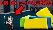 Ya no podrás ser pequeño en Roblox