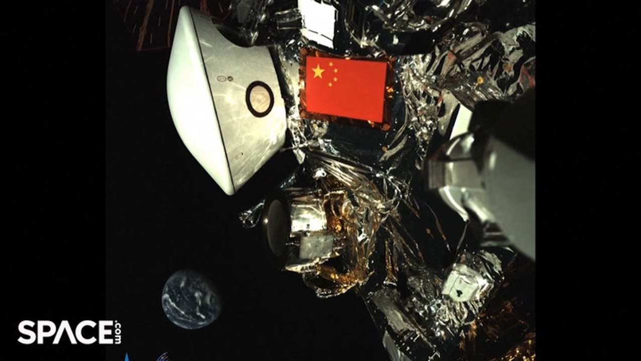 China's Tianwen-2 Probe Captures Selfie With Ea...