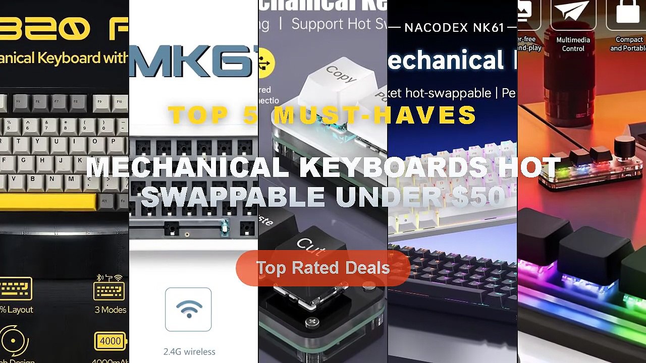 Best Mechanical Keyboards Hot Swappable Under $...