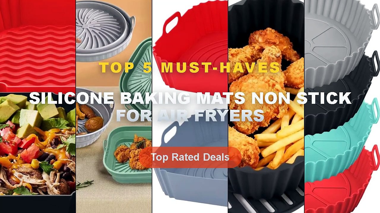 Amazing Silicone Baking Mats Non Stick For Air...
