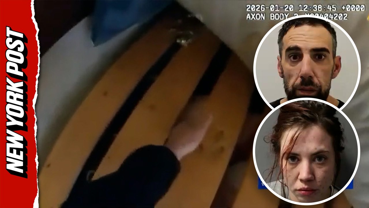 Moment Stabbing Suspect Caught Hiding Under Bed...
