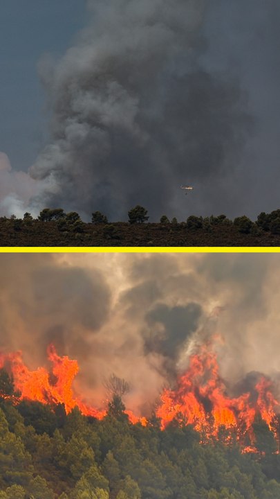 Los vecinos de Gátova (Valencia) son evacuados...