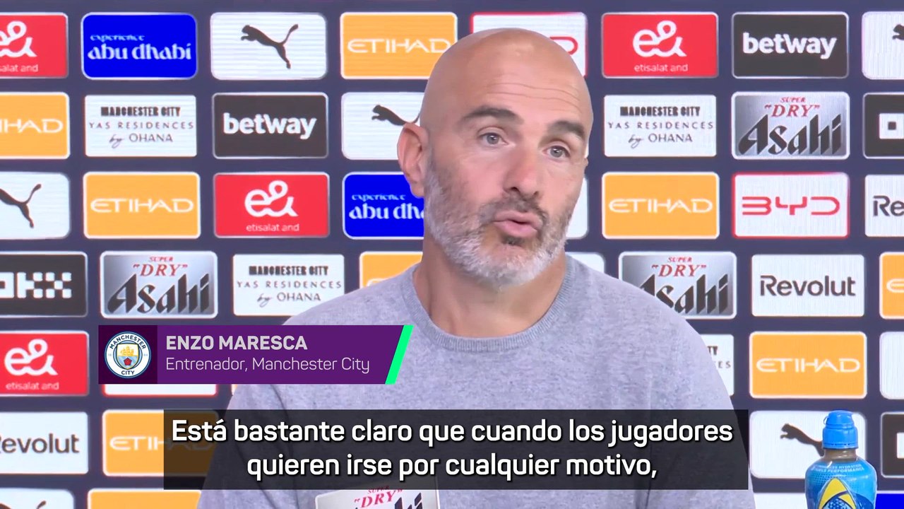 Maresca, sobre la marcha de Rodri: "Cuando los...