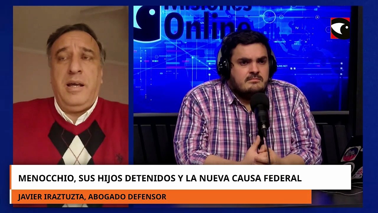 El abogado de Menocchio negó su vínculo con la...