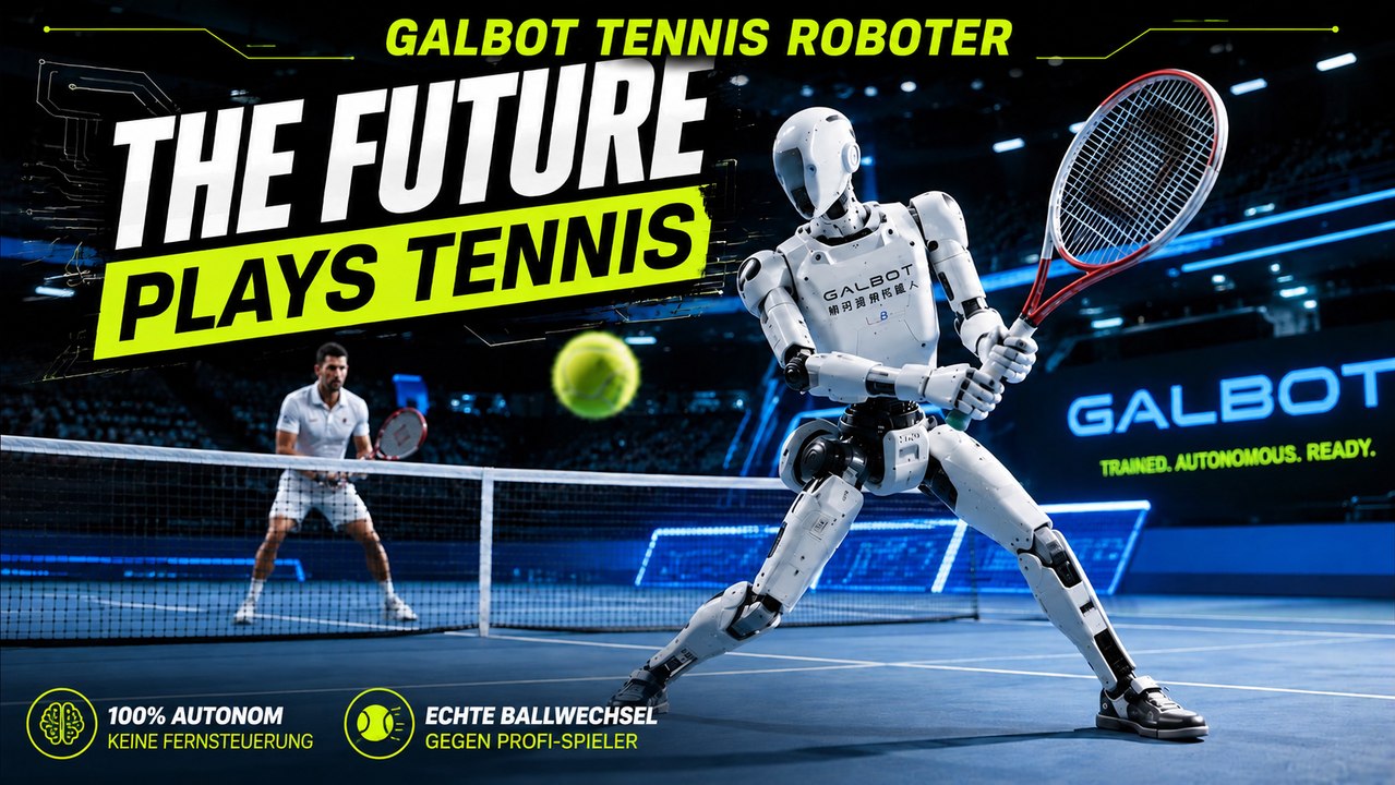 GALBOT Tennisroboter: So funktioniert autonomes Tennis ohne Fahrer