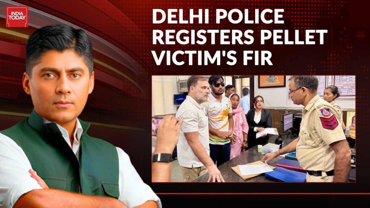 Delhi Police files pellet victim's FIR hours after Rahul Gandhi's dharna