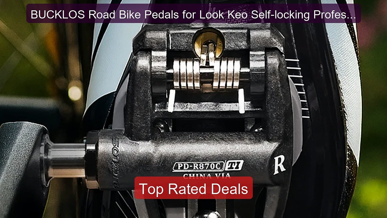 BUCKLOS Road Bike Pedals for Look Keo Self-locking Professiona... -- Best Buy 2026 | Great Quality!