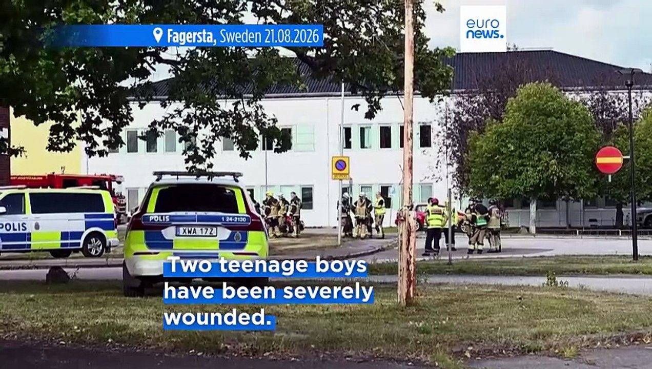 Two teenagers have been injured in a sword atta...