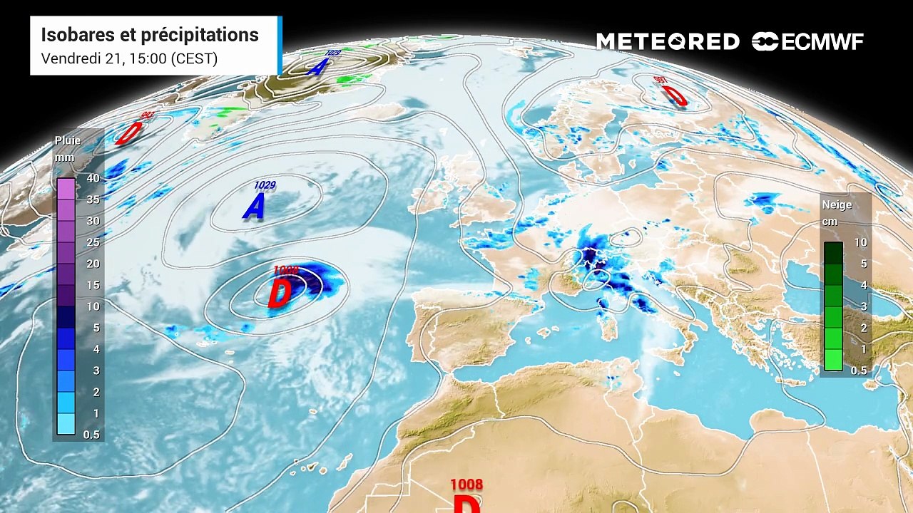 Cette dépression près de la France a 20% de cha...