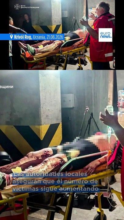 Al menos 14 muertos y 121 heridos en un ataque ruso contra un centro comercial en la ciudad natal de Zelenski